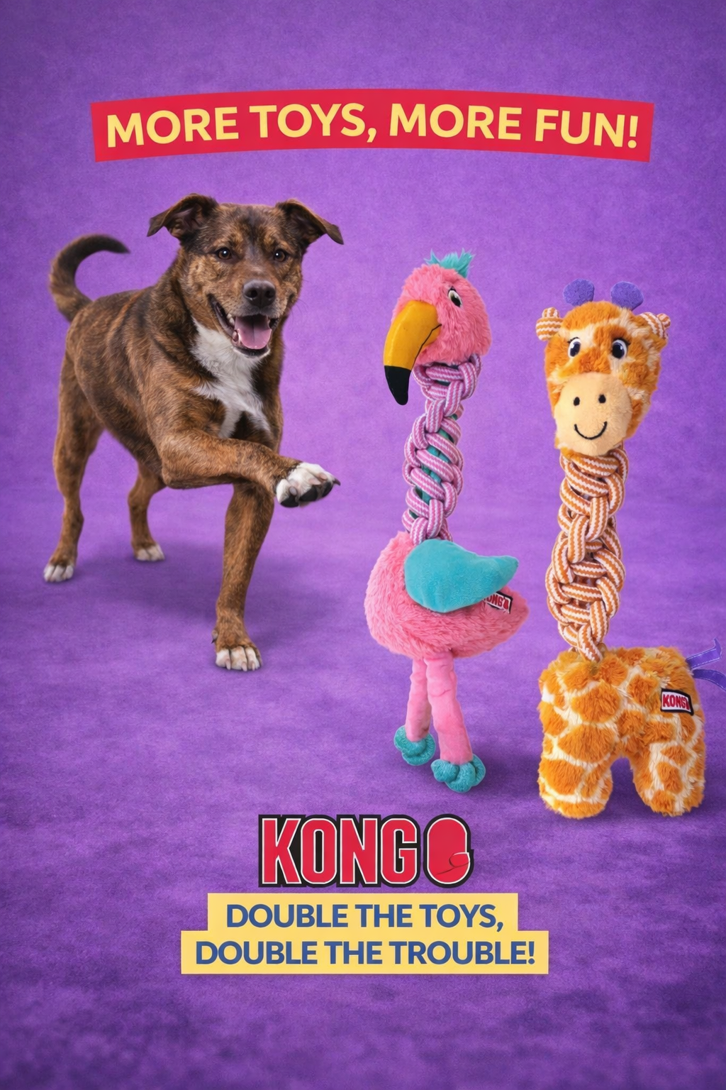 KONG(R) Knots Twists Dog Rope Toy Assorted
