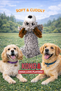 KONG(R) Low Stuff Scruffs Dog Plush Toy Large