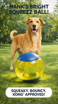 KONG(R) Squeezz Action Ball Dog Chew Toy