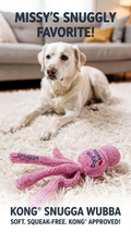 KONG(R) Snugga Wubba Dog Tug Toy Assorted