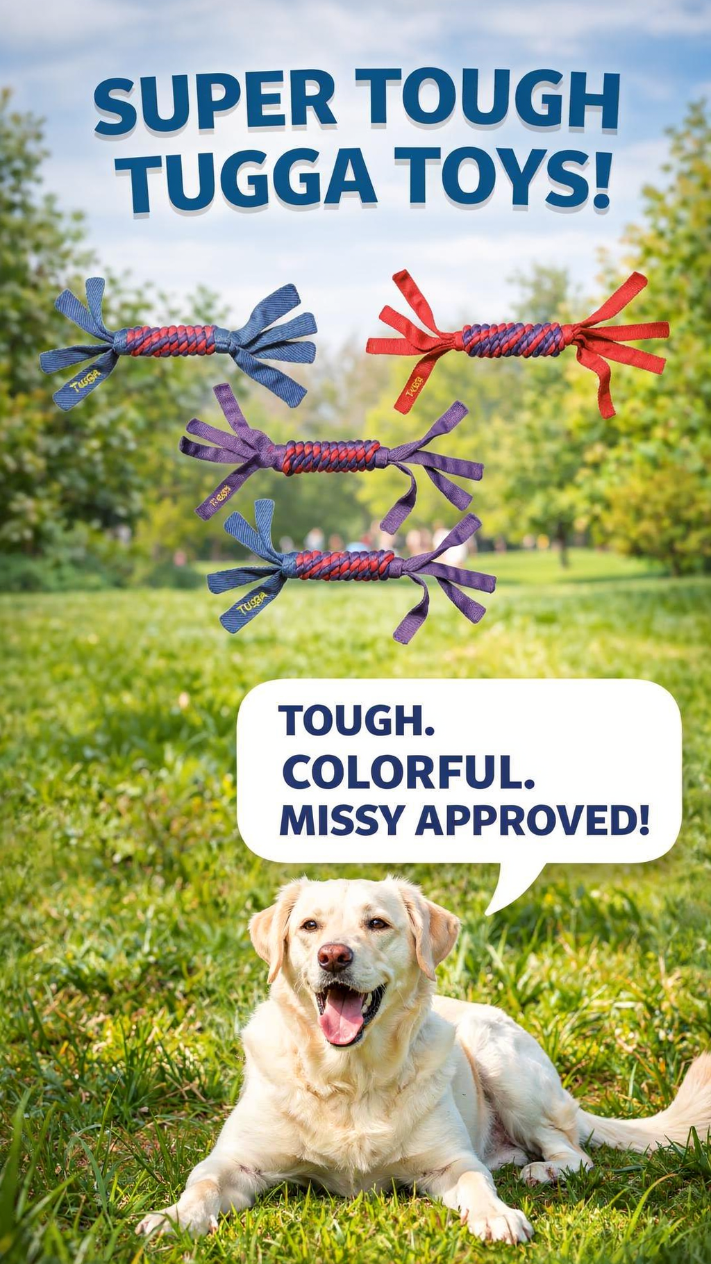 KONG(R) Tugga Wubba Dog Tug Toy Assorted